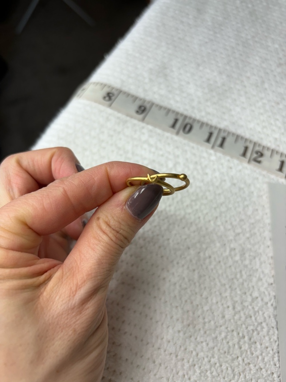 Gold-Tone 2 Ring Stack Size 6